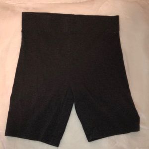 Charcoal Biker Shorts